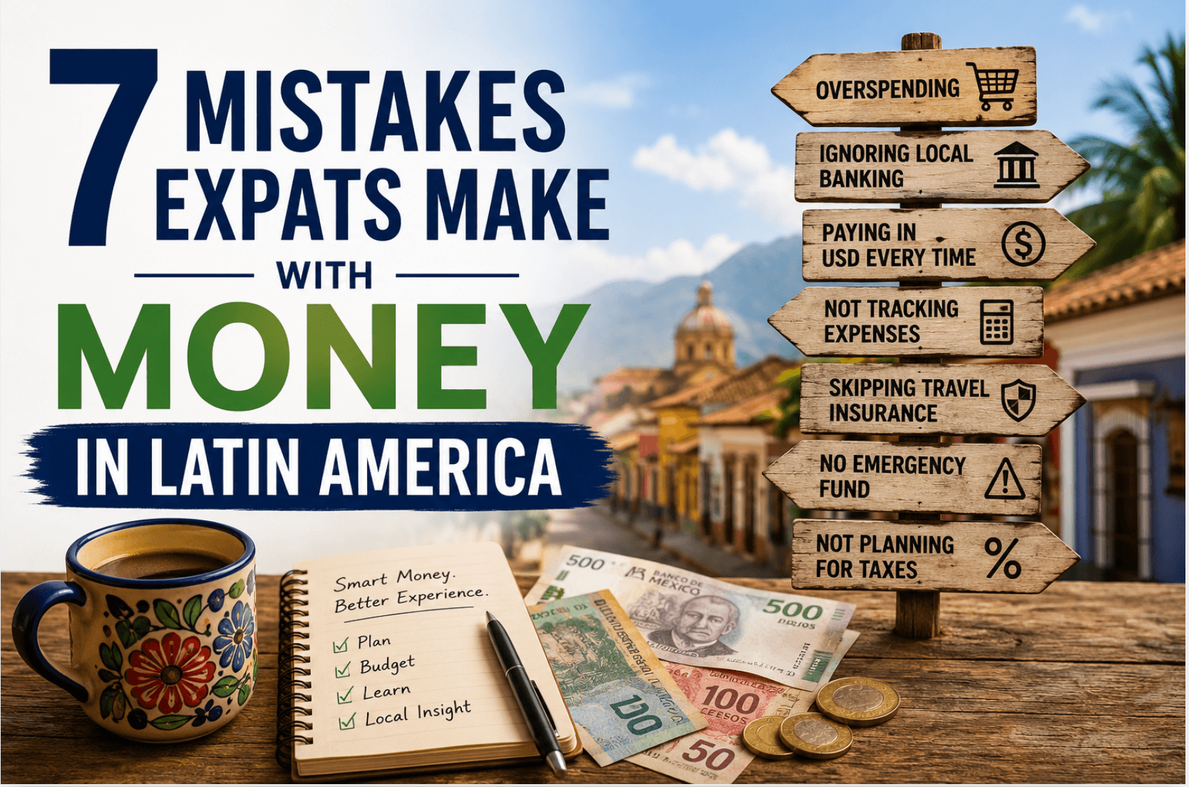 7 Mistakes Expats Make with Money in Latin America