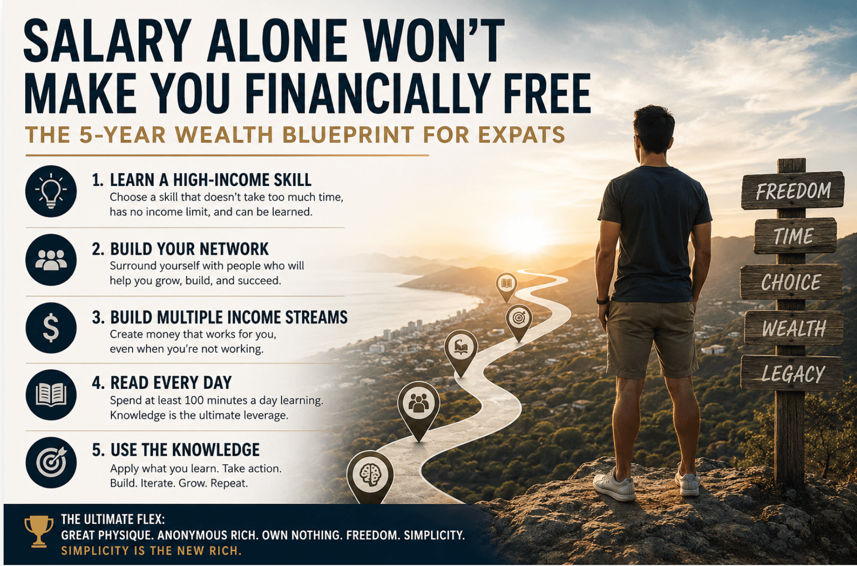 Salary Alone Won't Make You Financially Free: The 5-Year Wealth Blueprint for Expats